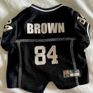 Antonio Brown Pet sports jersey size XS, black and white - please make an offer
